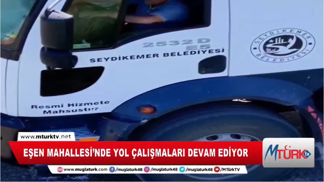 EŞEN MAHALLESİ’NDE YOL ÇALIŞMALARI DEVAM EDİYOR