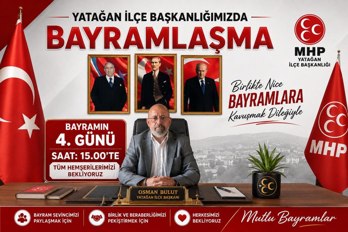 MHP Yatağan’da Bayramlaşma Cumartesi Günü