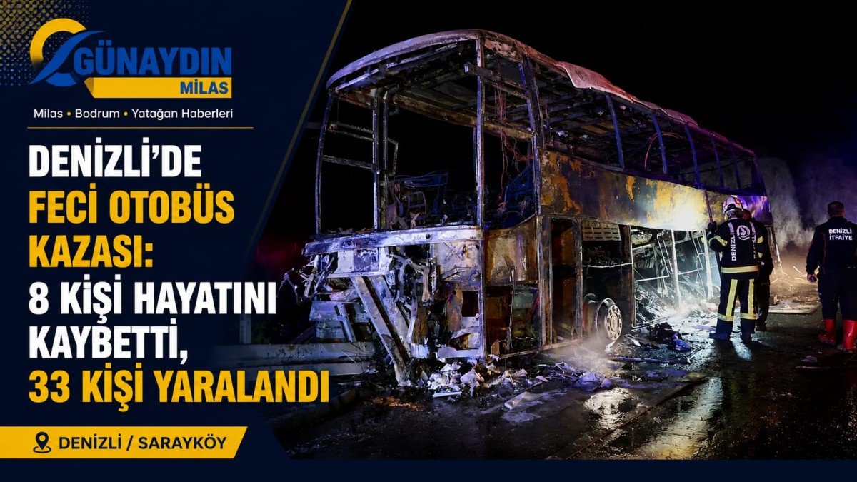 Denizli'de Feci Kaza: 8 Kişi Hayatını Kaybetti, 33 Yaralı