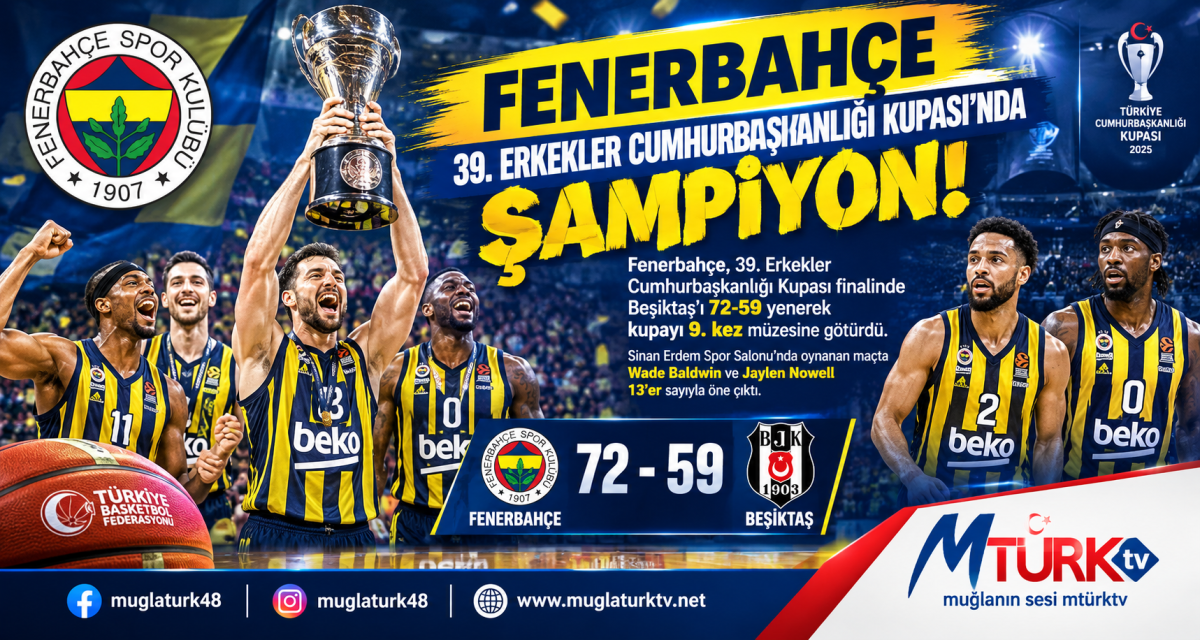 İstanbul'daki Dev Finalde Fenerbahçe Cumhurbaşkanlığı Kupası’nı 9. Kez Kazandı