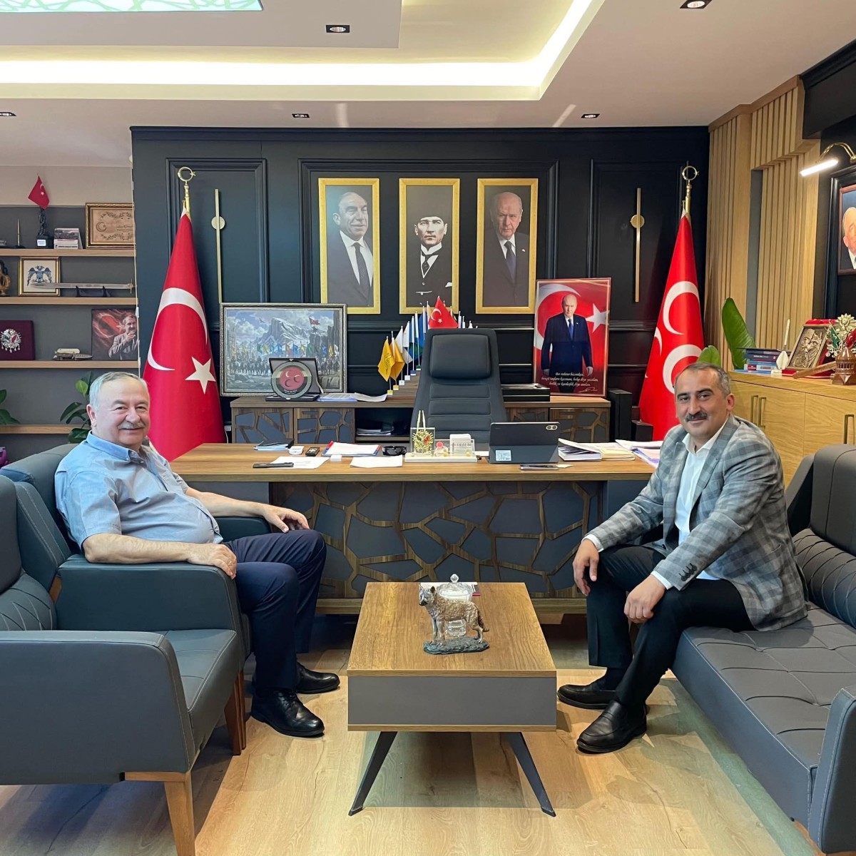 Hasan Özyer’den MHP Muğla İl Başkanı Emrah Oltulu’na Ziyaret