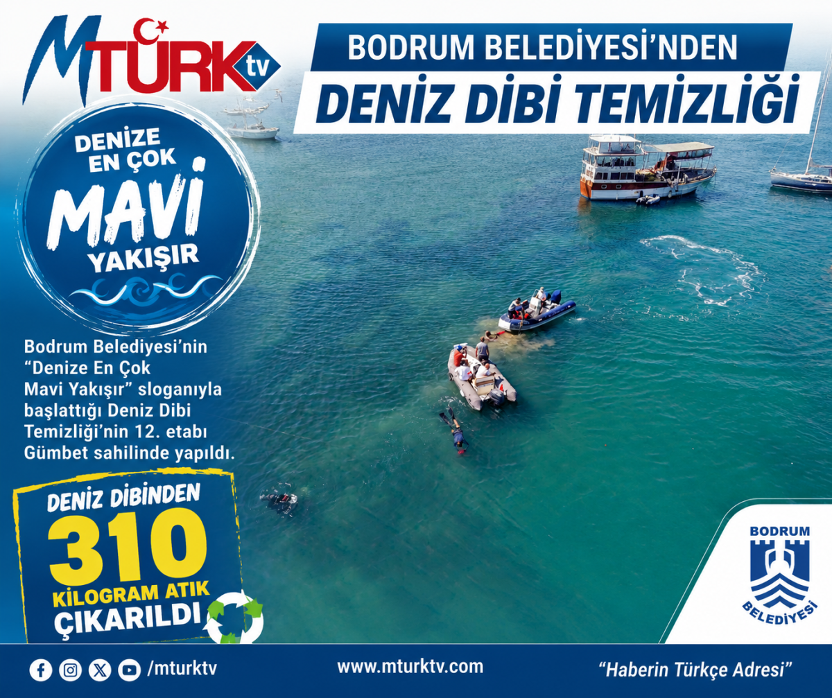 “Gümbet’te Deniz Dibi Temizliği”