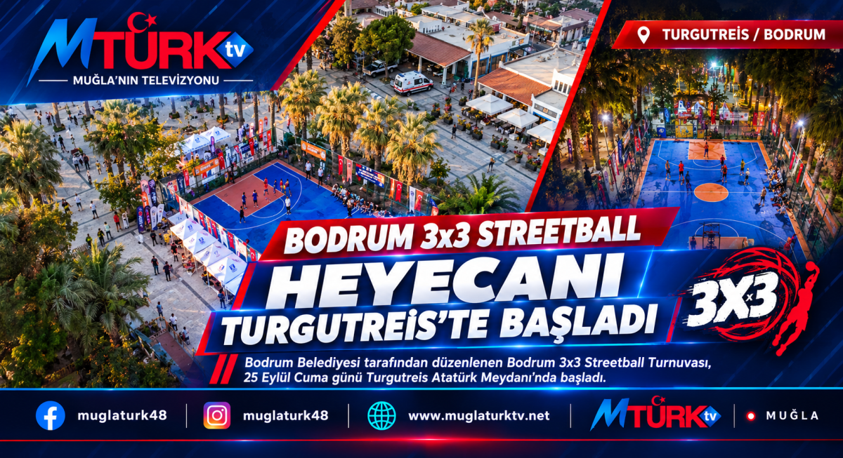 Bodrum 3x3 Streetball Turgutreis’te Başladı — 56 Takım Mücadele Ediyor